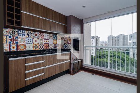 Varanda da Sala de apartamento para alugar com 3 quartos, 178m² em Jardim Colombo, São Paulo