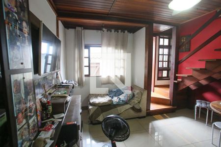 Sala de casa de condomínio à venda com 3 quartos, 119m² em Taquara, Rio de Janeiro