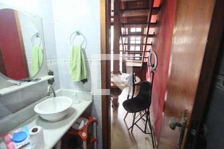 Lavabo de casa de condomínio à venda com 3 quartos, 119m² em Taquara, Rio de Janeiro