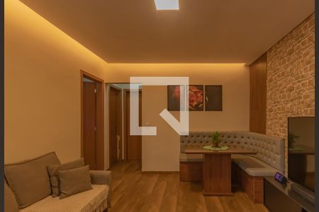 Sala de apartamento à venda com 2 quartos, 64m² em Itatiaia, Belo Horizonte