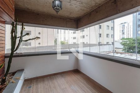 Varanda - Sala de apartamento à venda com 2 quartos, 85m² em Indianópolis, São Paulo