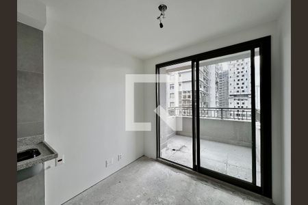 Sala de apartamento para alugar com 1 quarto, 34m² em Campo Belo, São Paulo