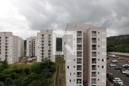 Varanda da Sala - Vista de apartamento para alugar com 2 quartos, 49m² em Parque das Colinas, Valinhos