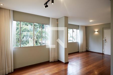 Sala de apartamento para alugar com 3 quartos, 100m² em Santo Antônio, Belo Horizonte