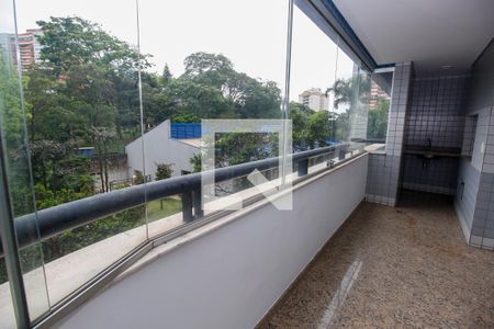 Varanda da Sala de apartamento à venda com 3 quartos, 190m² em Vila Sonia, São Paulo