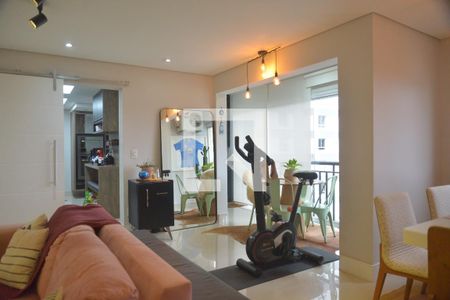 Sala de apartamento à venda com 2 quartos, 89m² em Jardim, Santo André