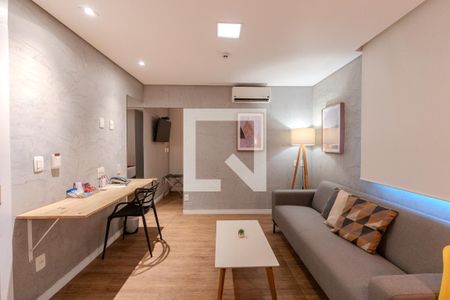 Sala de apartamento para alugar com 1 quarto, 36m² em Consolação, São Paulo