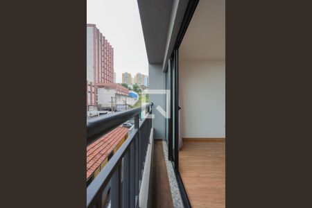 Studio - Varanda de kitnet/studio para alugar com 1 quarto, 27m² em Santana, São Paulo