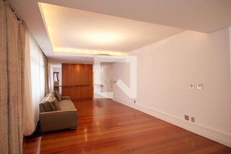 Sala de apartamento para alugar com 4 quartos, 265m² em Sion, Belo Horizonte