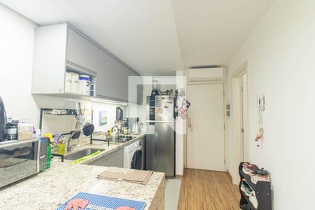 Sala/Cozinha de apartamento para alugar com 1 quarto, 45m² em Alto da Glória, Curitiba