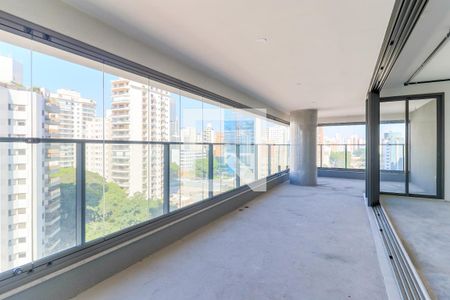 Varanda Gourmet de apartamento à venda com 3 quartos, 211m² em Campo Belo, São Paulo