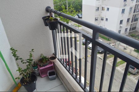 Varanda  de apartamento à venda com 3 quartos, 55m² em Taquara, Rio de Janeiro