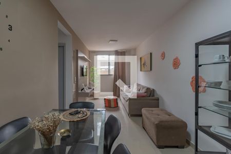 Sala de apartamento para alugar com 3 quartos, 64m² em Planalto, Belo Horizonte