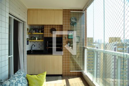 varanda Gourmet de apartamento à venda com 3 quartos, 102m² em Baeta Neves, São Bernardo do Campo