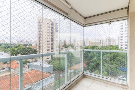 Varanda da Sala de apartamento à venda com 3 quartos, 97m² em Campo Belo, São Paulo