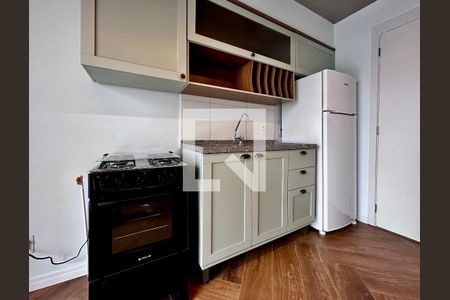 Cozinha  de apartamento para alugar com 2 quartos, 36m² em Jardim Caravelas, São Paulo