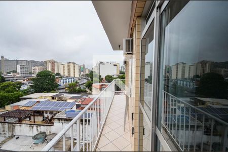 Varanda da Sala de apartamento à venda com 3 quartos, 118m² em Maracanã, Rio de Janeiro