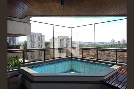 Varanda da Sala de apartamento à venda com 3 quartos, 213m² em Vila Suzana, São Paulo