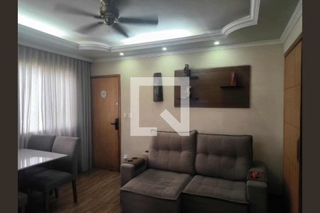 Sala de apartamento à venda com 3 quartos, 60m² em Arvoredo, Contagem