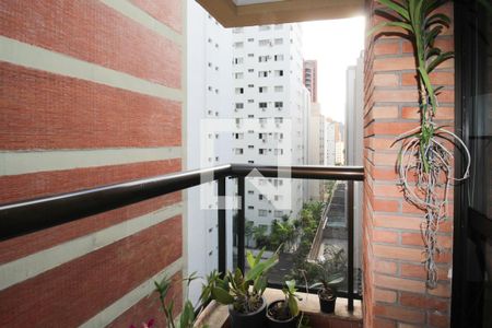 Varanda da Sala de apartamento para alugar com 2 quartos, 180m² em Itaim Bibi, São Paulo