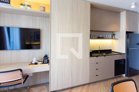 Studio de kitnet/studio para alugar com 1 quarto, 25m² em Vila Nova Conceição, São Paulo