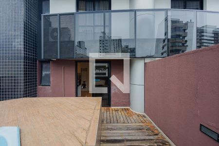 Varanda de kitnet/studio para alugar com 1 quarto, 60m² em Jardim Paulista, São Paulo