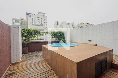 Varanda de kitnet/studio para alugar com 1 quarto, 60m² em Jardim Paulista, São Paulo