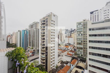 Vista da Varanda de kitnet/studio para alugar com 1 quarto, 60m² em Jardim Paulista, São Paulo