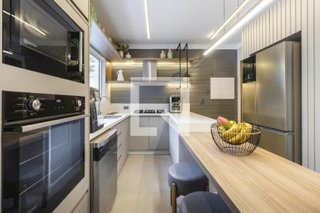 Cozinha de casa de condomínio à venda com 4 quartos, 393m² em Vila Nova Caledonia, São Paulo