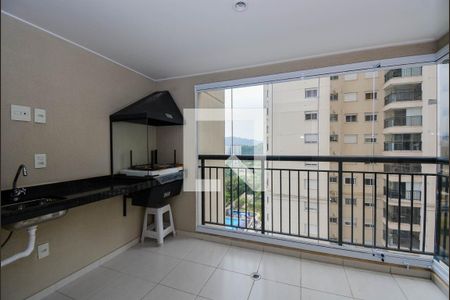 Varanda da Sala de apartamento para alugar com 2 quartos, 80m² em Jardim Flor da Montanha, Guarulhos