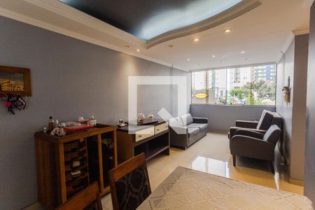 Sala de apartamento à venda com 3 quartos, 79m² em União, Belo Horizonte