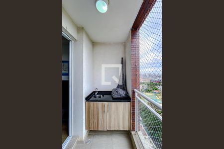 Varanda da Sala de apartamento para alugar com 2 quartos, 55m² em Vila Regente Feijó, São Paulo