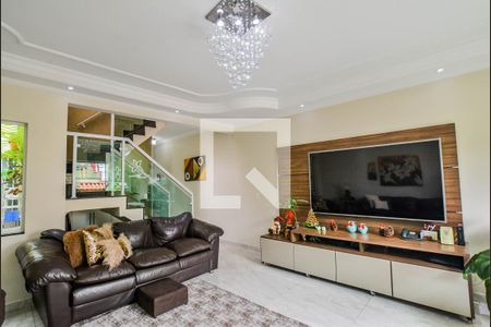 Sala de casa à venda com 3 quartos, 236m² em Parque Novo Oratório, Santo André