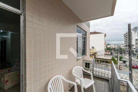 Varanda da Sala de apartamento à venda com 3 quartos, 120m² em Vicente de Carvalho, Rio de Janeiro