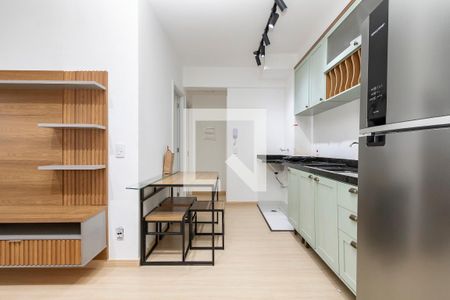 Cozinha de apartamento à venda com 2 quartos, 45m² em Santo Amaro, São Paulo