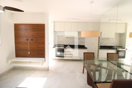 Sala / Cozinha / Área de Serviço de apartamento para alugar com 2 quartos, 42m² em Santana, São Paulo