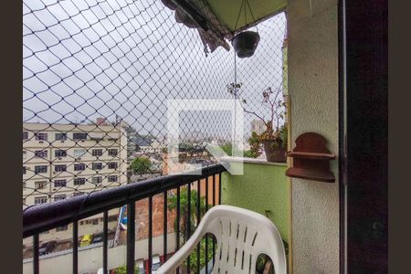 Varanda da Sala de apartamento à venda com 2 quartos, 64m² em Praça da Bandeira, Rio de Janeiro