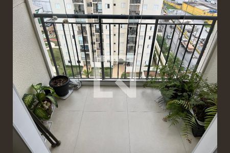 Varanda da Sala de apartamento à venda com 2 quartos, 55m² em Lapa, São Paulo