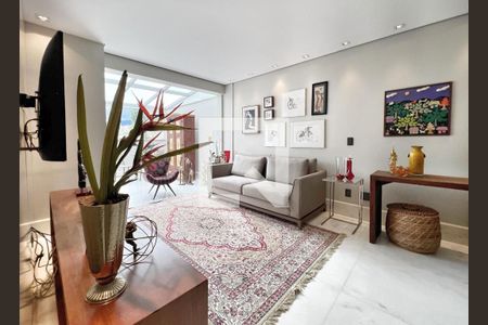 Sala de apartamento à venda com 3 quartos, 136m² em Coracao de Jesus, Belo Horizonte