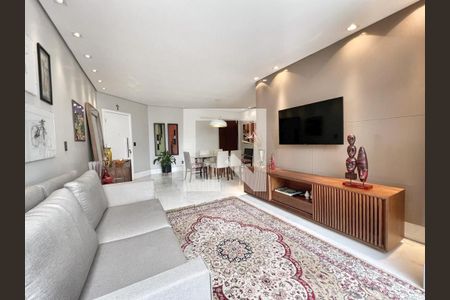 Sala de apartamento à venda com 3 quartos, 136m² em Coracao de Jesus, Belo Horizonte