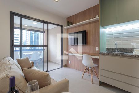 Sala de kitnet/studio para alugar com 1 quarto, 31m² em Moema, São Paulo