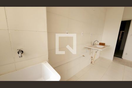 Cozinha e Área de Serviço de apartamento à venda com 2 quartos, 50m² em Vila Santa Terezinha, Várzea Paulista