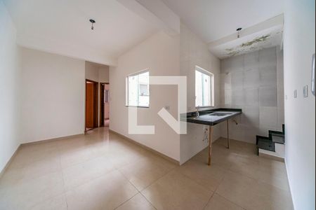 Sala de apartamento à venda com 2 quartos, 80m² em Vila Linda, Santo André