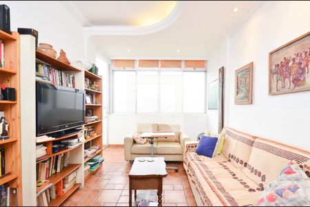 Sala de apartamento à venda com 3 quartos, 110m² em Funcionários, Belo Horizonte