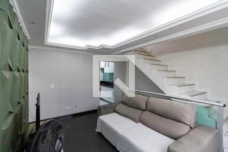 Sala  de apartamento à venda com 3 quartos, 166m² em Santa Branca, Belo Horizonte