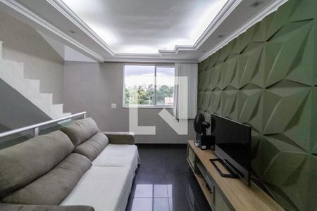 Sala  de apartamento à venda com 3 quartos, 166m² em Santa Branca, Belo Horizonte