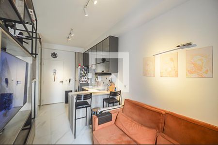 Sala de apartamento para alugar com 1 quarto, 36m² em Jardim do Mar, São Bernardo do Campo