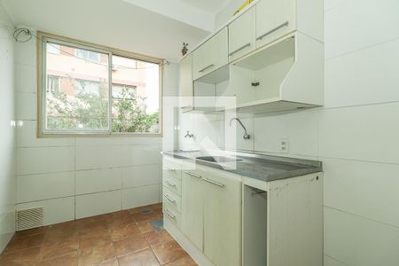 Cozinha de apartamento à venda com 1 quarto, 46m² em Parque Santa Fé, Porto Alegre