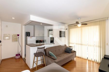 Sala de apartamento à venda com 1 quarto, 40m² em Vila Nova Conceição, São Paulo