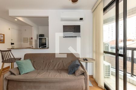 Sala de apartamento à venda com 1 quarto, 40m² em Vila Nova Conceição, São Paulo